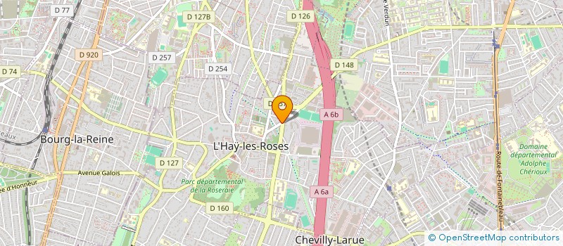 localisation de l'entreprise BIEN VU PRODUCTIONS  L'HAY-LES-ROSES