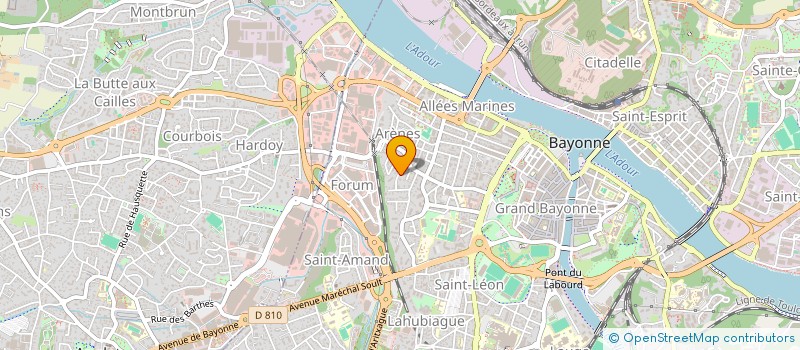 localisation de l'entreprise BIENAK à BAYONNE