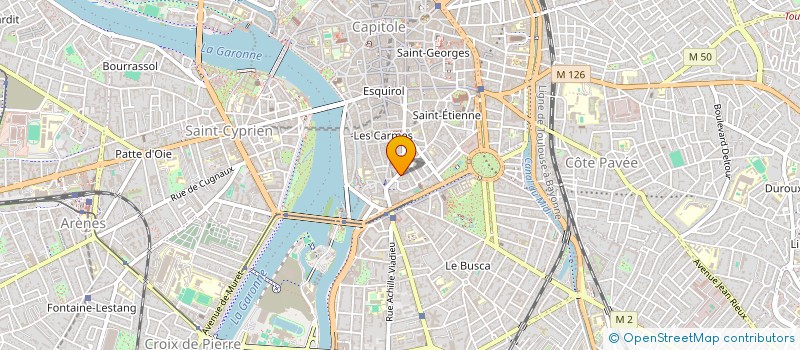 localisation de l'entreprise BIENCHAUDPROD  TOULOUSE