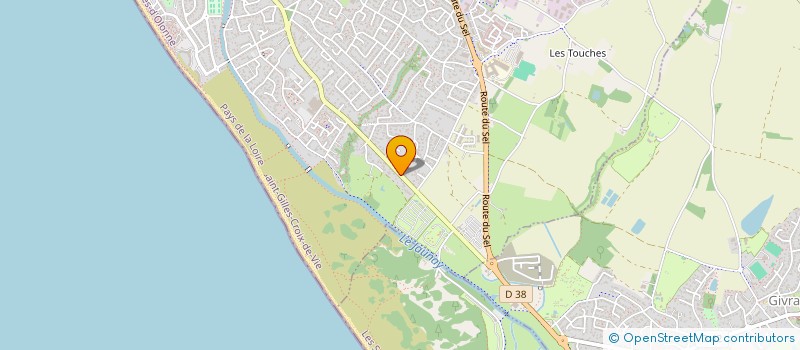 localisation de l'entreprise BIENESTAR 85 à SAINT-GILLES-CROIX-DE-VIE