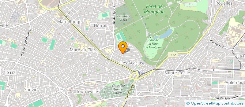 localisation de l'entreprise BIENFAIT CLAUDE ET ROGER  LE HAVRE