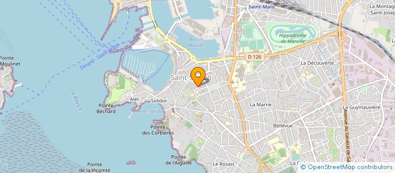 localisation de l'entreprise BIENFAIT LEVEQUE ET FILS à SAINT-MALO
