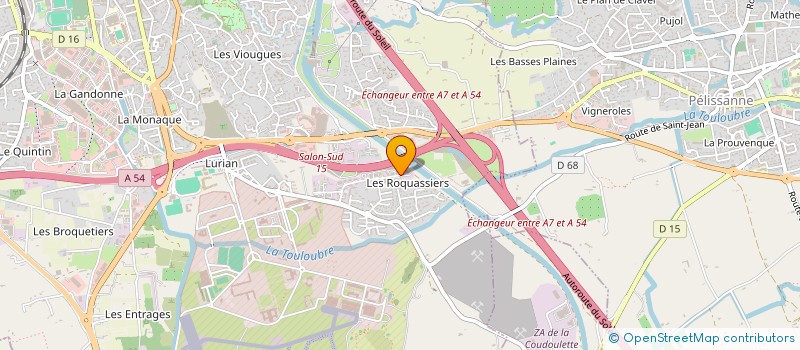 localisation de l'entreprise BIENFAY SUD-EST  SALON-DE-PROVENCE