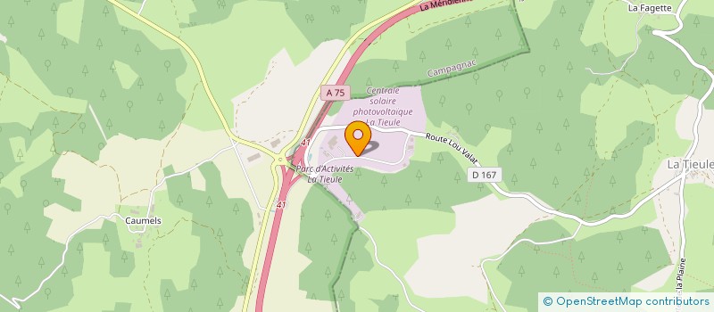 localisation de l'entreprise BIENMANGER.COM  LA TIEULE