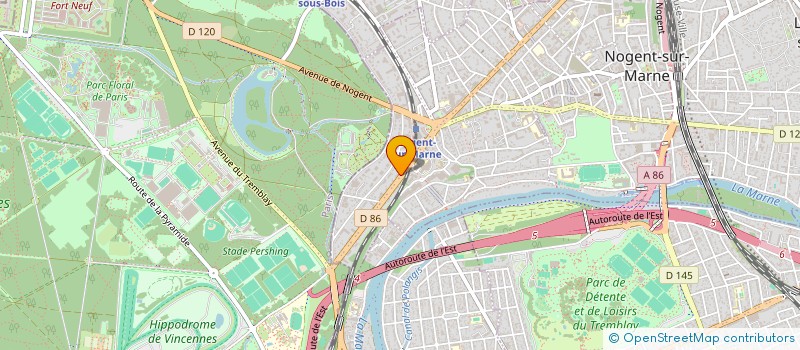 localisation de l'entreprise BIENMED à NOGENT-SUR-MARNE