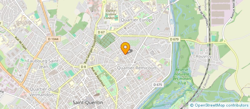 localisation de l'entreprise BIENNALE DES ARTS à SAINT-QUENTIN