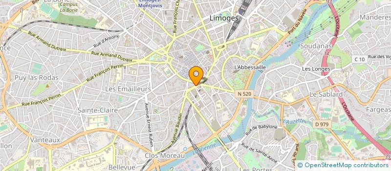 localisation de l'entreprise BIENNALE INTERN LGES ART EMAIL à LIMOGES
