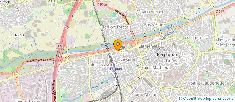 localisation de l'entreprise BIENNALE LANGUEDOC ROUSSILLON DES VINS DU SUD VINISUD  PERPIGNAN