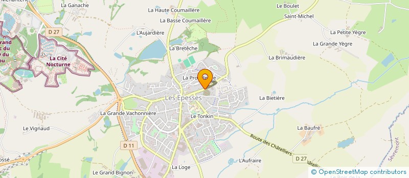 localisation de l'entreprise BIENNE GOURDON à LES EPESSES