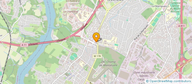 localisation de l'entreprise BIENS BATIS  NANTES