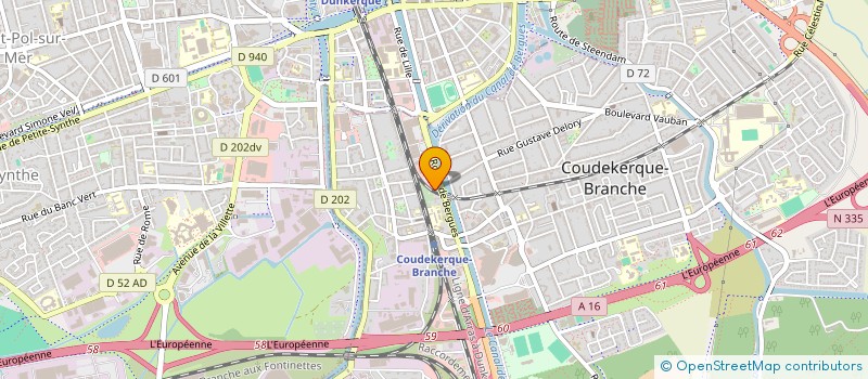 localisation de l'entreprise BIENS CYRIL DETRE  COUDEKERQUE-BRANCHE