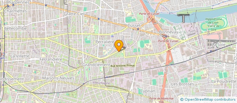 localisation de l'entreprise BIENS D'EQUIPEMENT EN MATERIEL ROUTIER à VILLEURBANNE