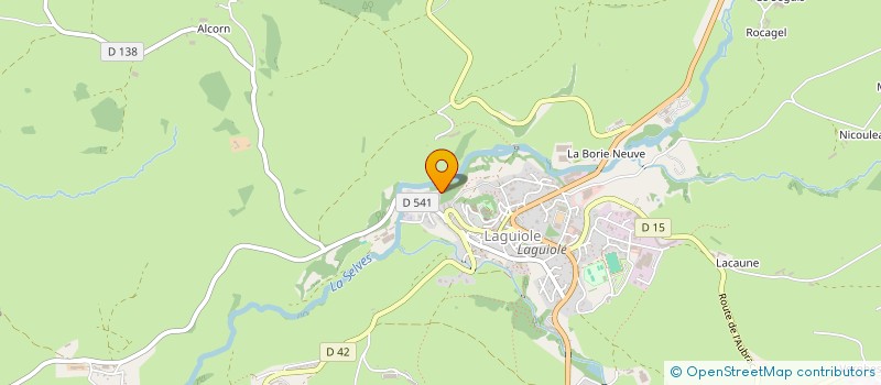 localisation de l'entreprise BIENS DE SECTION DE LADRETCH à ARGENCES EN AUBRAC