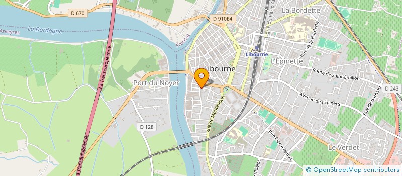 localisation de l'entreprise BIENS ET AVENIR  LIBOURNE