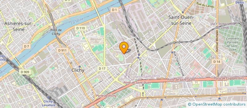 localisation de l'entreprise BIENS ET NOURRITURE INSPIRATION RENOUVELLEMENT à CLICHY