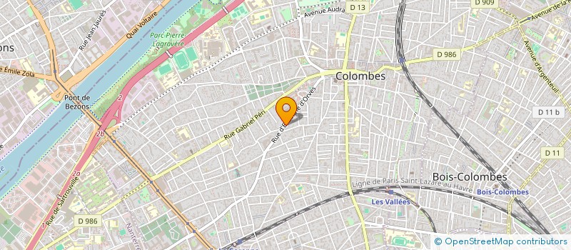 localisation de l'entreprise BIENS FAITS POUR VOUS à COLOMBES