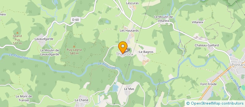 localisation de l'entreprise BIENS SECTION SAINT GEORGES LA POUGE à LA POUGE
