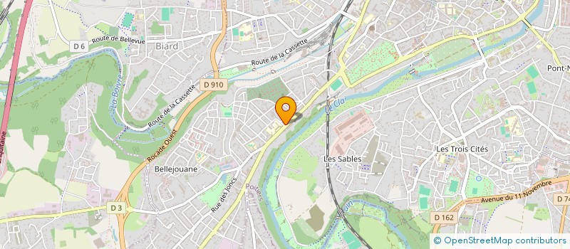 localisation de l'entreprise BIENSAVENDRE.COM à POITIERS