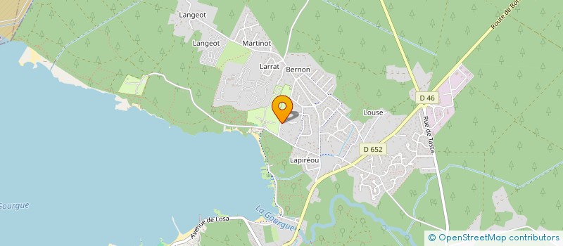 localisation de l'entreprise BIENSUR ARCHITECTURE  SANGUINET