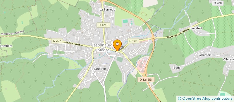 localisation de l'entreprise BIENSUR MARCHAND DE BIENS  CASTELNAU-DE-MEDOC