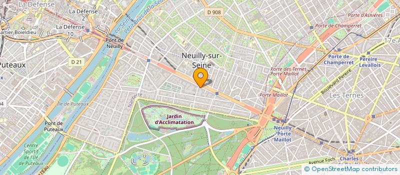 localisation de l'entreprise BIENV'IMMO  NEUILLY-SUR-SEINE