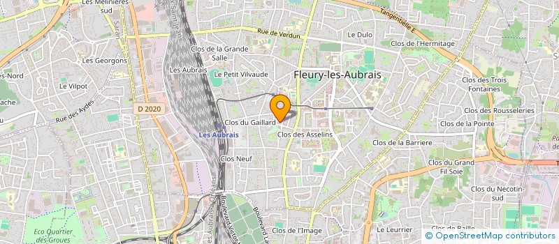 localisation de l'entreprise BIENVEILLANCE à FLEURY-LES-AUBRAIS