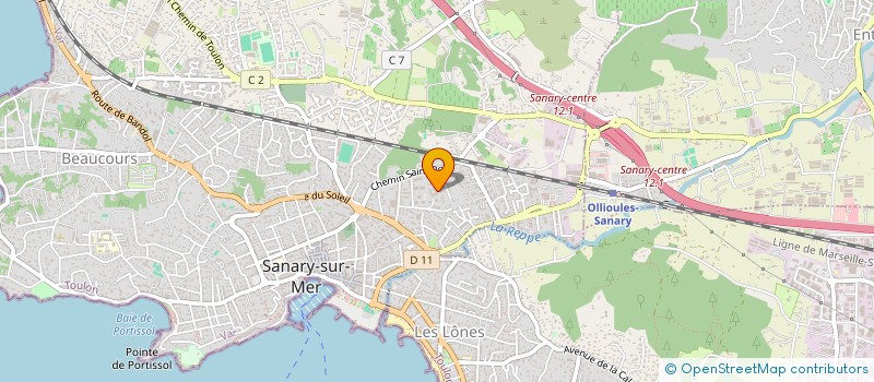 localisation de l'entreprise BIENVEILLANCE à SANARY-SUR-MER