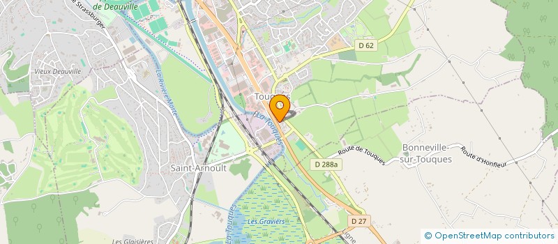 localisation de l'entreprise BIENVEILLANCE  TOUQUES