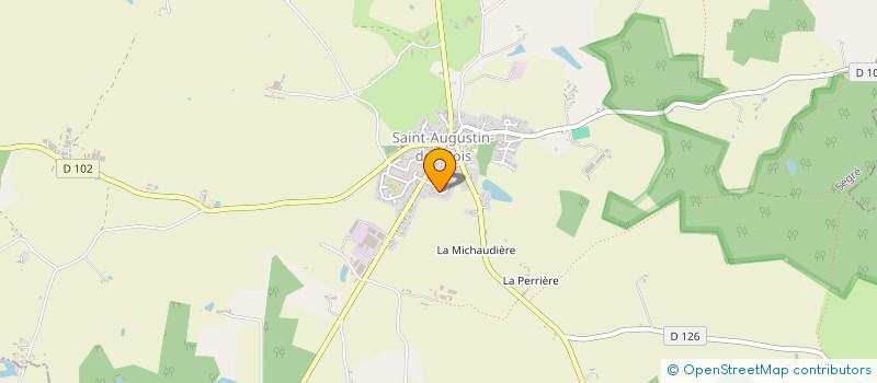 localisation de l'entreprise BIENVEILLANCE SANTE BIEN ETRE  SAINT-AUGUSTIN-DES-BOIS