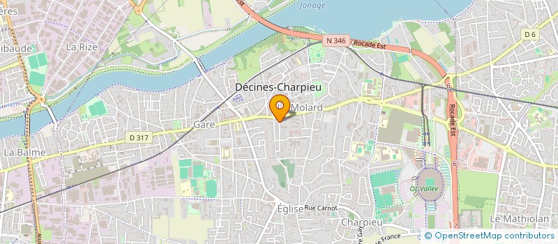 localisation de l'entreprise BIENVENDU  DECINES-CHARPIEU