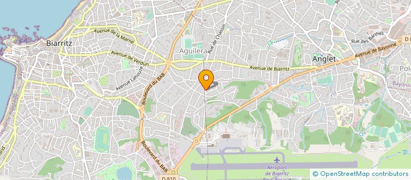 localisation de l'entreprise BIENVENIDA à ANGLET