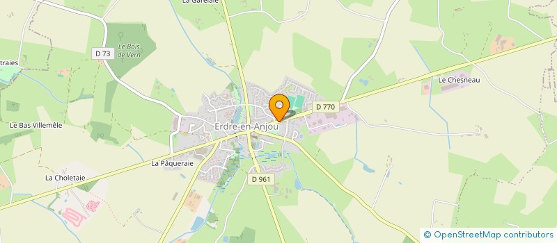 localisation de l'entreprise BIENVENU  ERDRE-EN-ANJOU