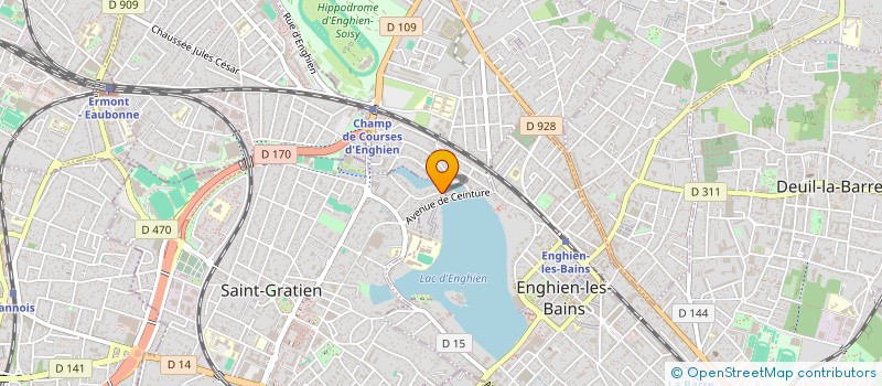 localisation de l'entreprise BIENVENU - CAMPERGUE  SAINT-GRATIEN