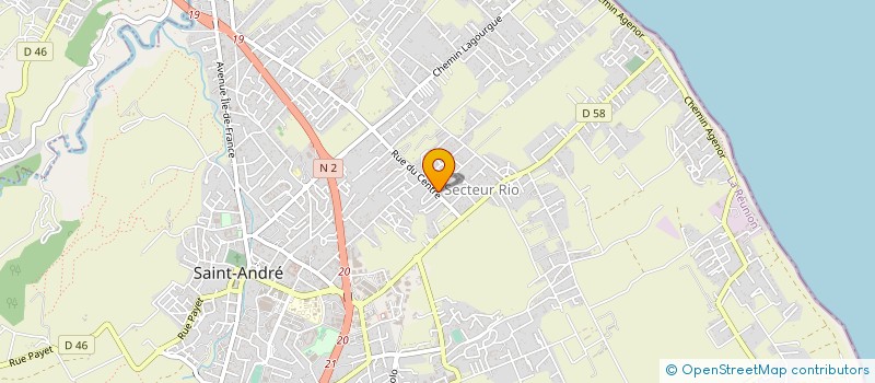 localisation de l'entreprise BIENVENU CHEZ LINE  SAINT-ANDRE