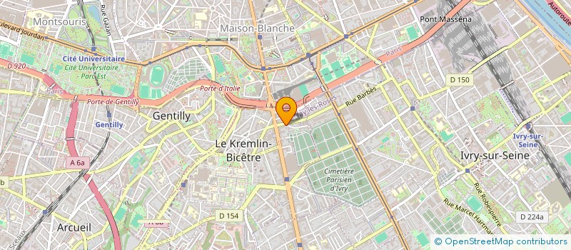 localisation de l'entreprise BIENVENUE à LE KREMLIN-BICETRE