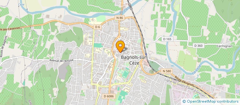 localisation de l'entreprise BIENVENUE  BAGNOLS-SUR-CEZE