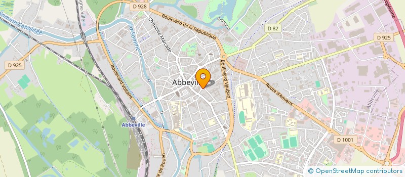 localisation de l'entreprise BIENVENUE à ABBEVILLE