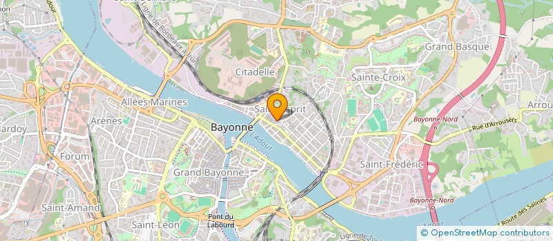 localisation de l'entreprise BIENVENUE à BAYONNE