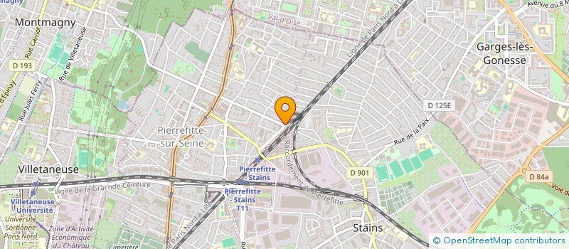 localisation de l'entreprise BIENVENUE à PIERREFITTE-SUR-SEINE