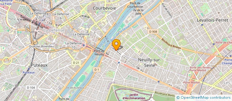 localisation de l'entreprise BIENVENUE A BORD à NEUILLY-SUR-SEINE