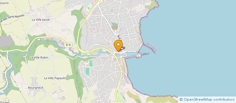 localisation de l'entreprise BIENVENUE A BORD  BINIC-ETABLES-SUR-MER