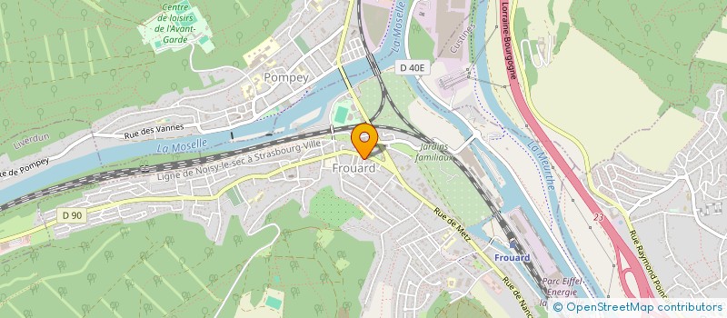 localisation de l'entreprise BIENVENUE A FROUARD  FROUARD