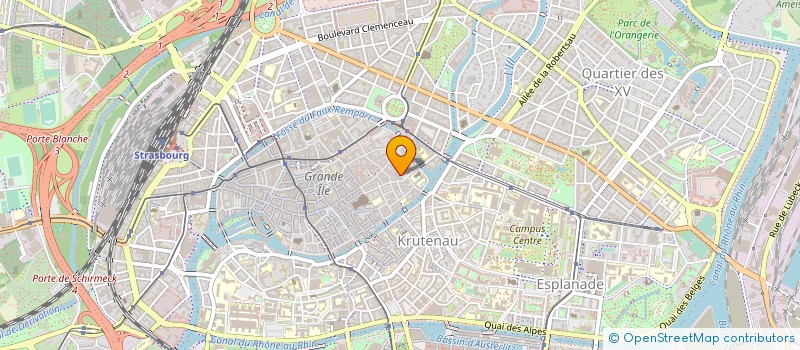 localisation de l'entreprise BIENVENUE A STRASBOURG à STRASBOURG