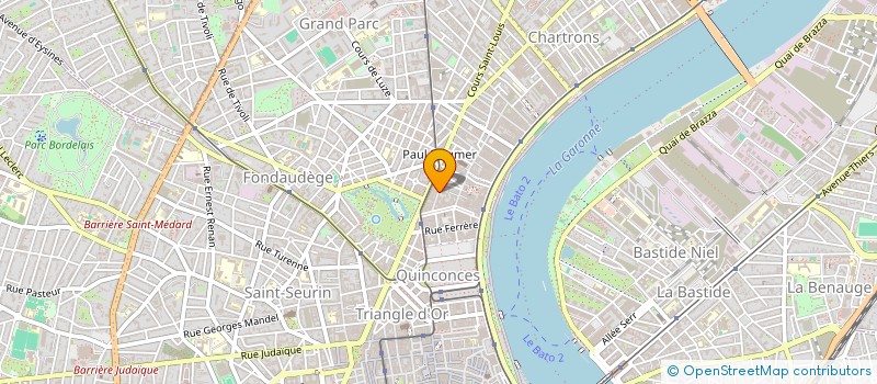 localisation de l'entreprise BIENVENUE ARTISTES  BORDEAUX