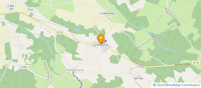 localisation de l'entreprise BIENVENUE AU RELAIS SOCIAL DE MALLEYRAND à YVRAC-ET-MALLEYRAND