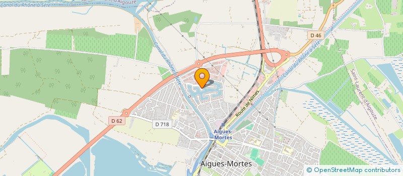localisation de l'entreprise BIENVENUE CHEZ NOUS  AIGUES-MORTES