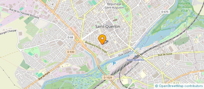 localisation de l'entreprise BIENVENUE CHEZ VOUS à SAINT-QUENTIN