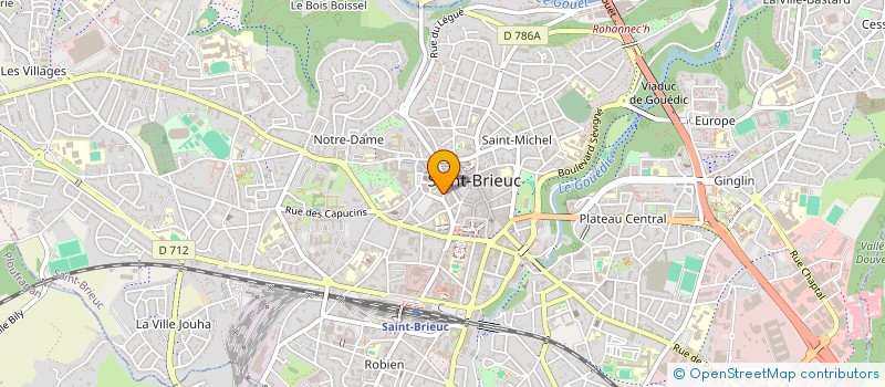 localisation de l'entreprise BIENVENUE CONCEPT STORE à SAINT-BRIEUC