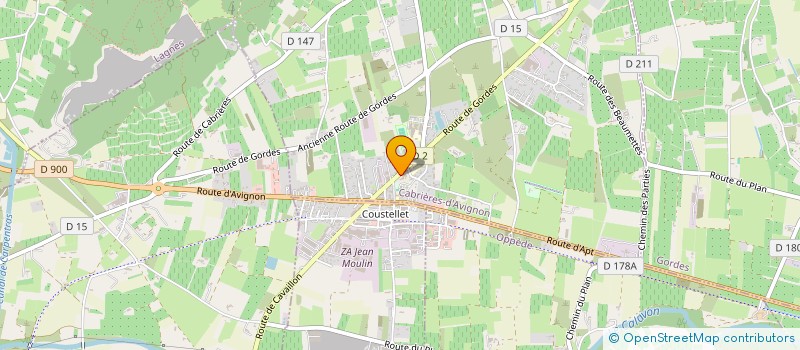 localisation de l'entreprise BIENVENUE EN PROVENCE  CABRIERES-D'AVIGNON