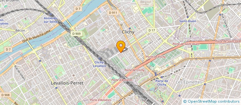 localisation de l'entreprise BIENVENUE EXOTIQUE à CLICHY